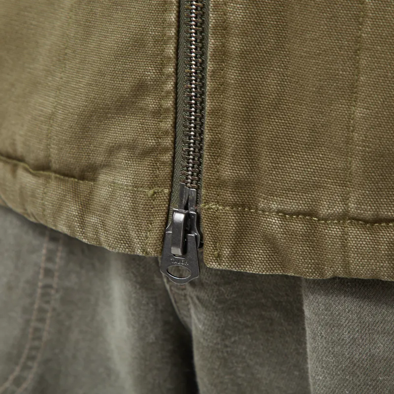 Dubbleware Cavva Fleece Jacket Military Green-11