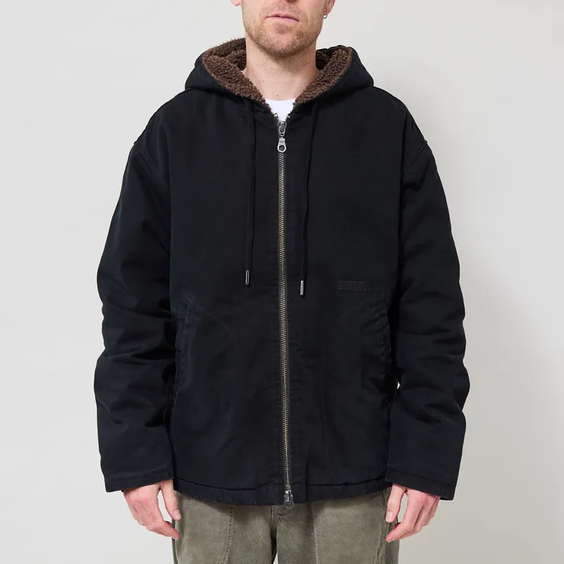 Dubbleware Cavva Fleece Jacket Washed Black