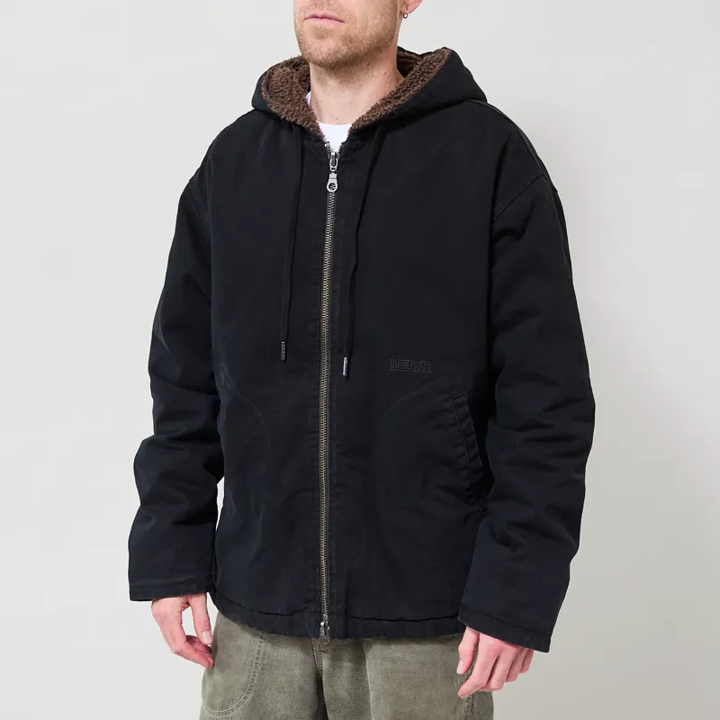 Dubbleware Cavva Fleece Jacket Washed Black-1