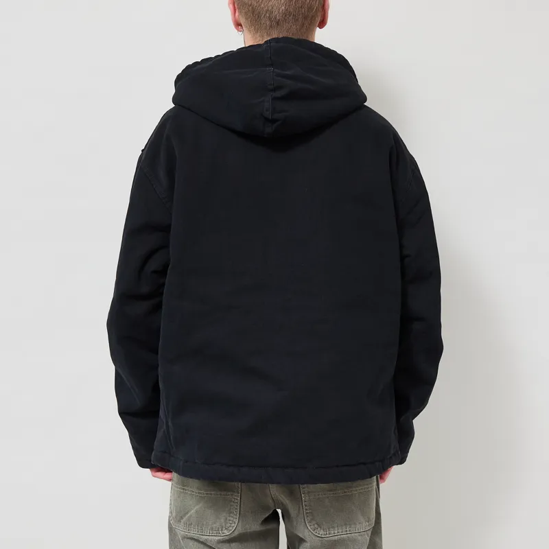 Dubbleware Cavva Fleece Jacket Washed Black-2