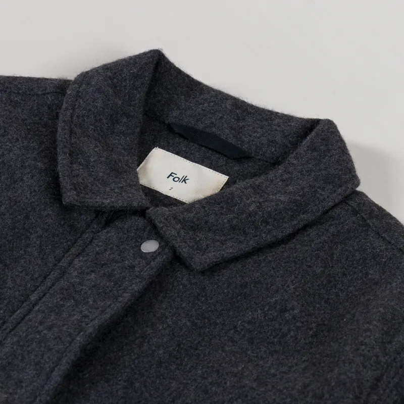 Folk Womens Blouson Mid Grey Wool-8