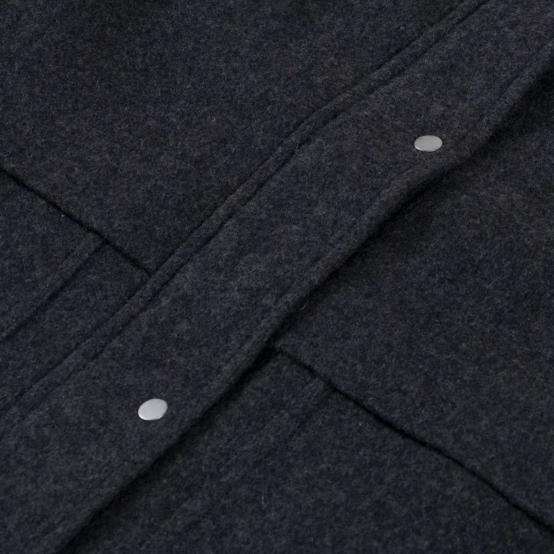 Folk Womens Blouson Mid Grey Wool-9