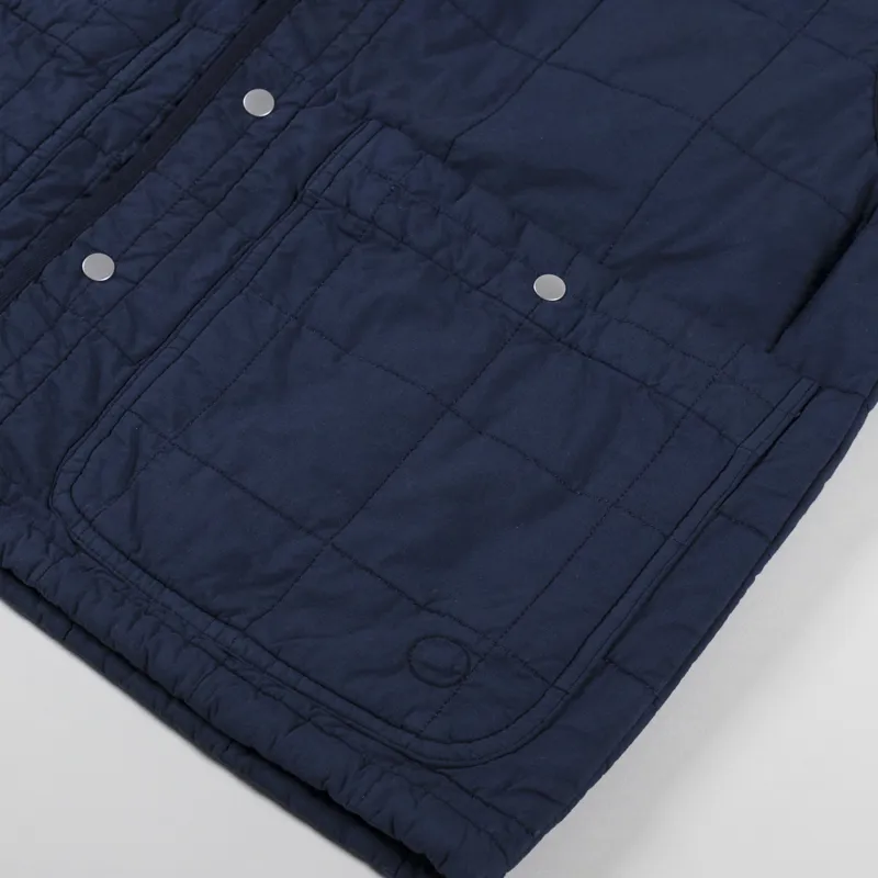 Folk Womens Quilted Boxy Gilet Soft Navy-9