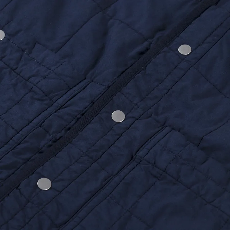 Folk Womens Quilted Boxy Gilet Soft Navy-8