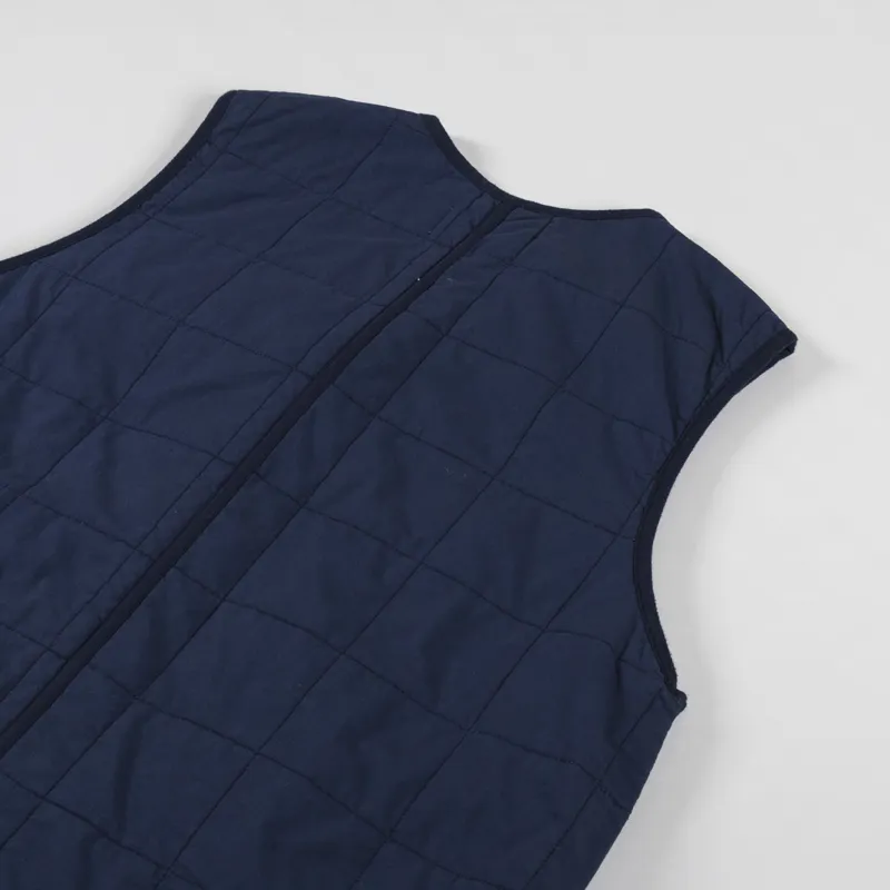 Folk Womens Quilted Boxy Gilet Soft Navy-7