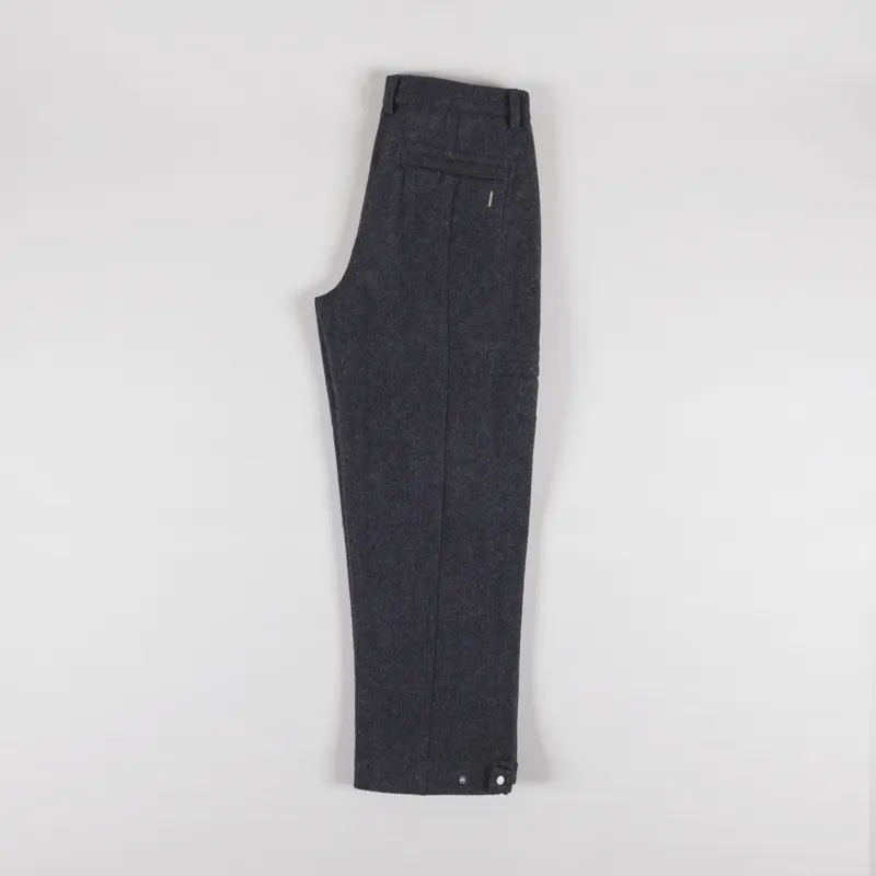 Folk Womens Cargo Pants Mid Grey Wool-2