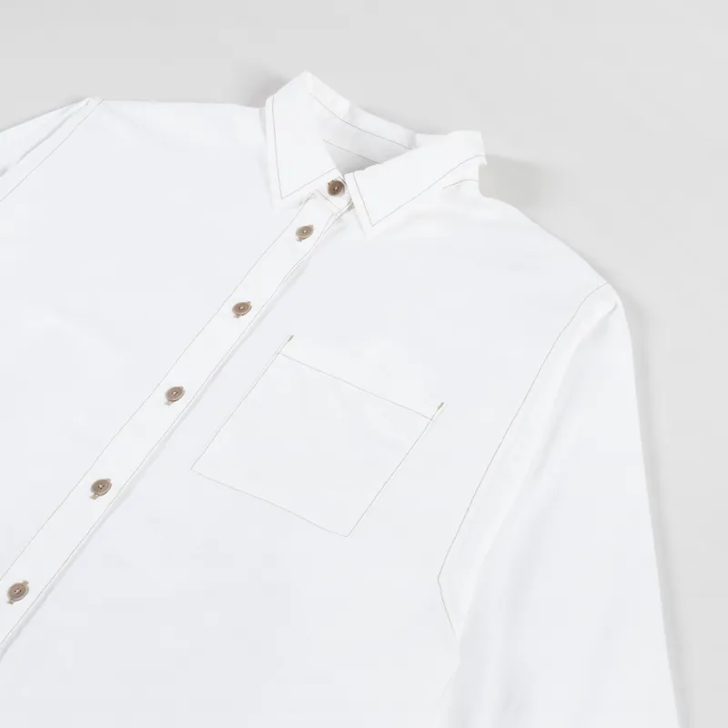 Folk Womens Archive Shirt White Oxford-6