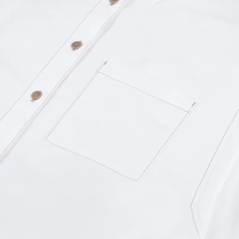 Folk Womens Archive Shirt White Oxford-10