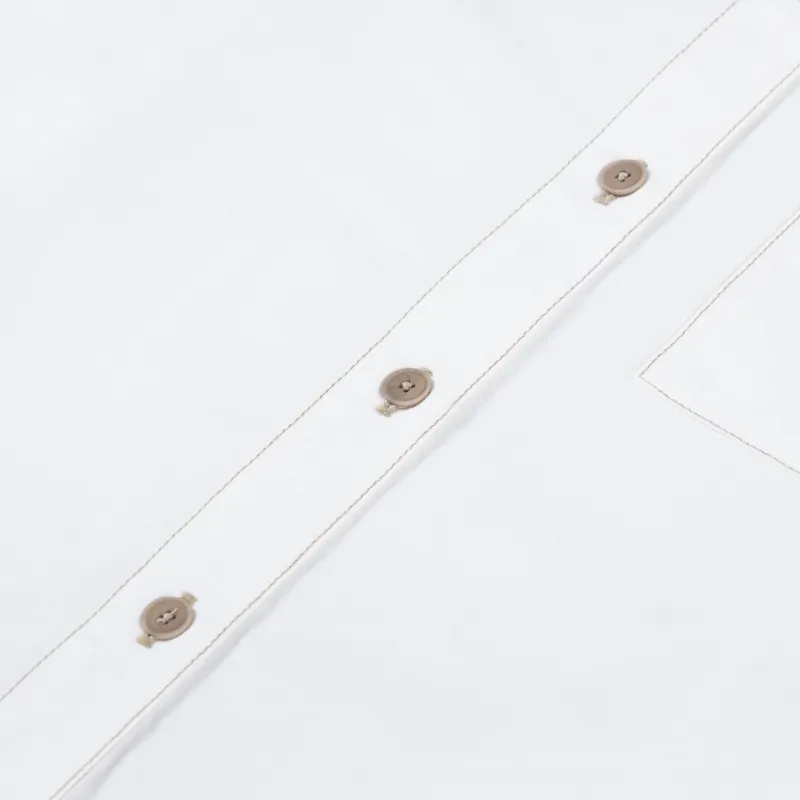 Folk Womens Archive Shirt White Oxford-9