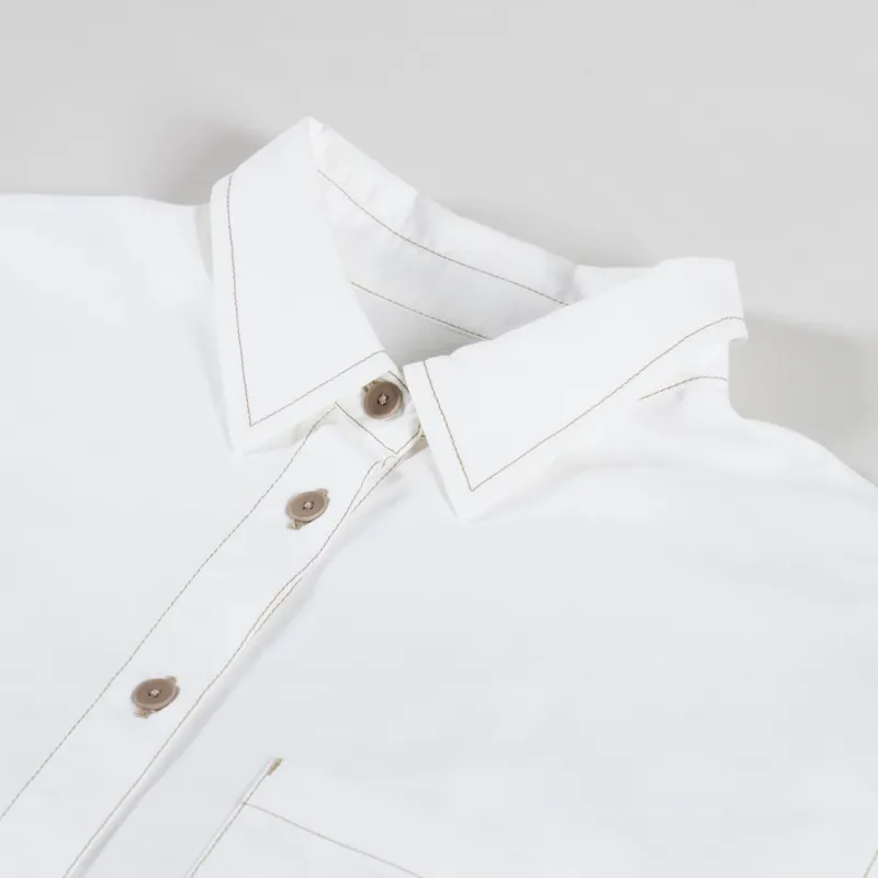 Folk Womens Archive Shirt White Oxford-8