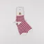 Folk Stripe Socks Crimson Stone