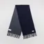 Universal Works Double Sided Scarf Navy Mid Grey