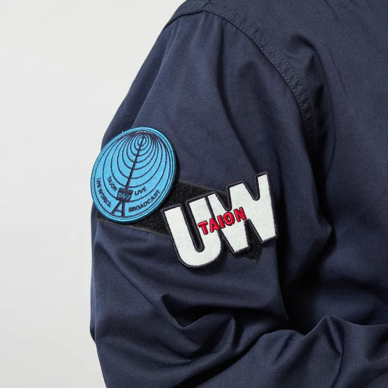 Universal Works x Taion Down CR RAF Jacket Navy Cloud Camo-10