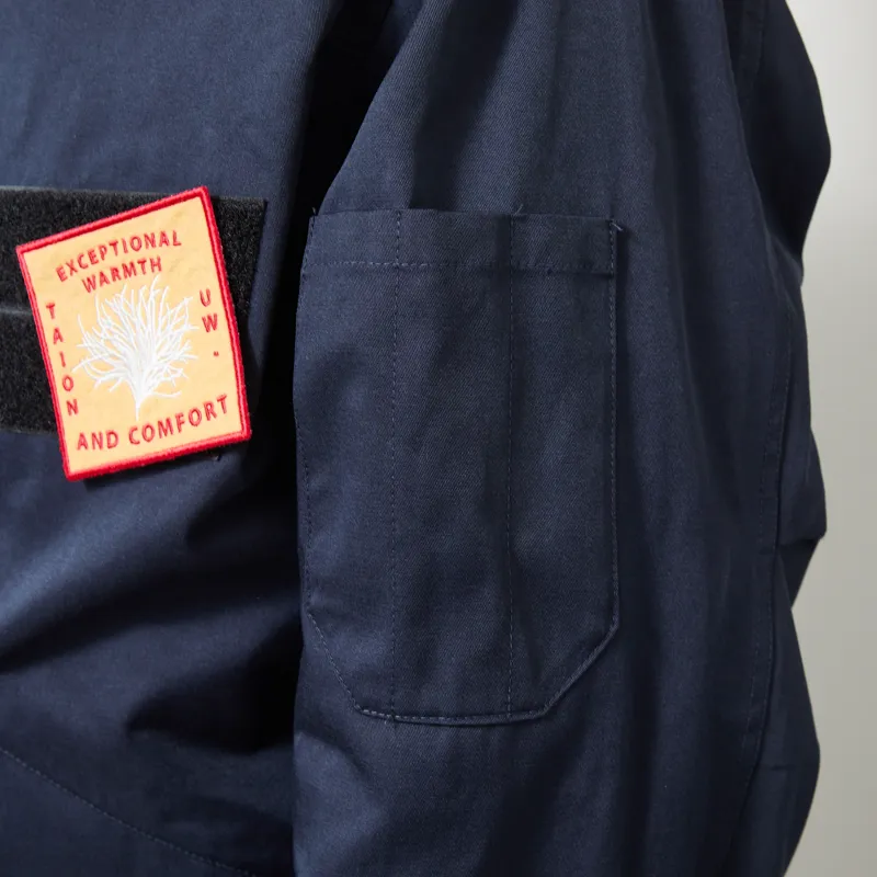 Universal Works x Taion Down CR RAF Jacket Navy Cloud Camo-11