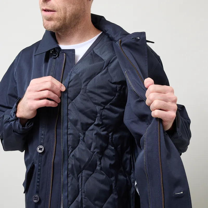 Universal Works x Taion Down CR RAF Jacket Navy Cloud Camo-7