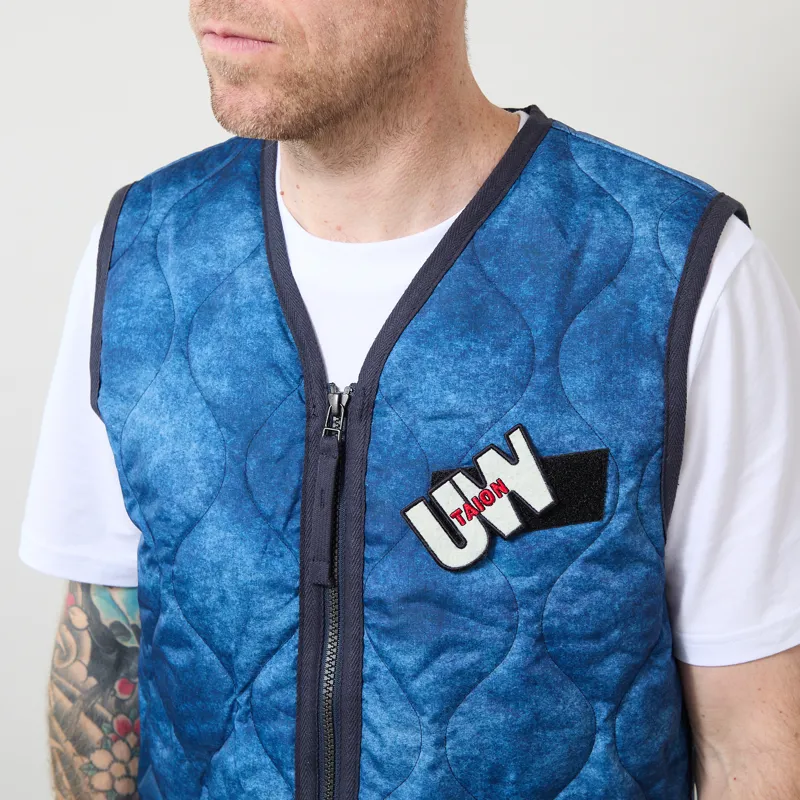 Universal Works x Taion Down CR RAF Jacket Navy Cloud Camo-8