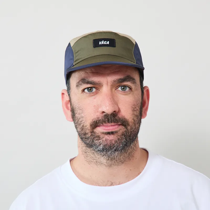 Vaga Pacer Cap Storm Navy Blue Utility Green Taupe-1