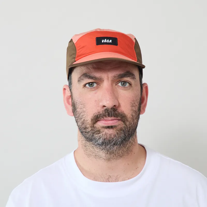 Vaga Pacer Cap Storm Flame Red Coral Brown-1