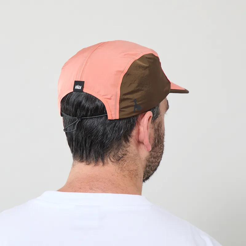 Vaga Pacer Cap Storm Flame Red Coral Brown-2