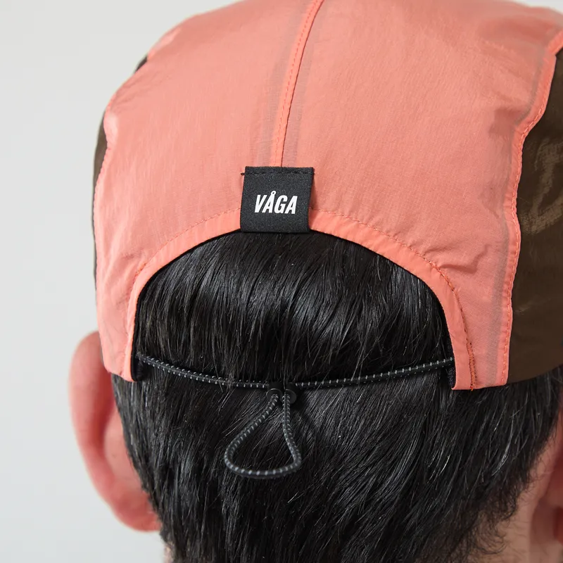 Vaga Pacer Cap Storm Flame Red Coral Brown-5