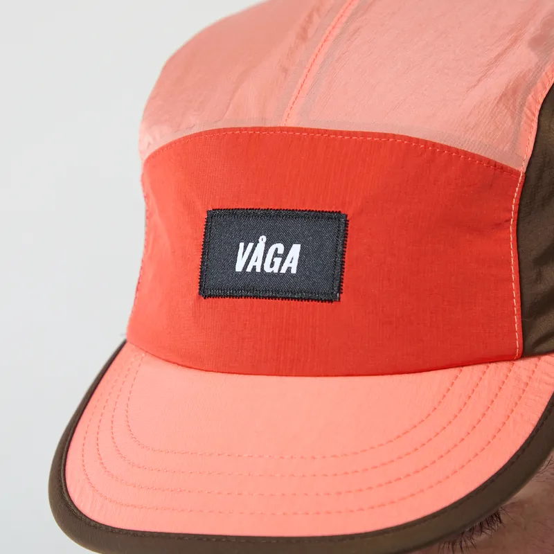 Vaga Pacer Cap Storm Flame Red Coral Brown-3
