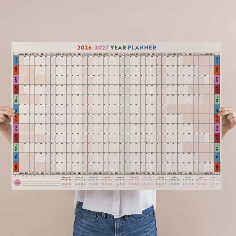 Good Tuesday 2026-2027 A1 Landscape Academic Year Wall Planner-1