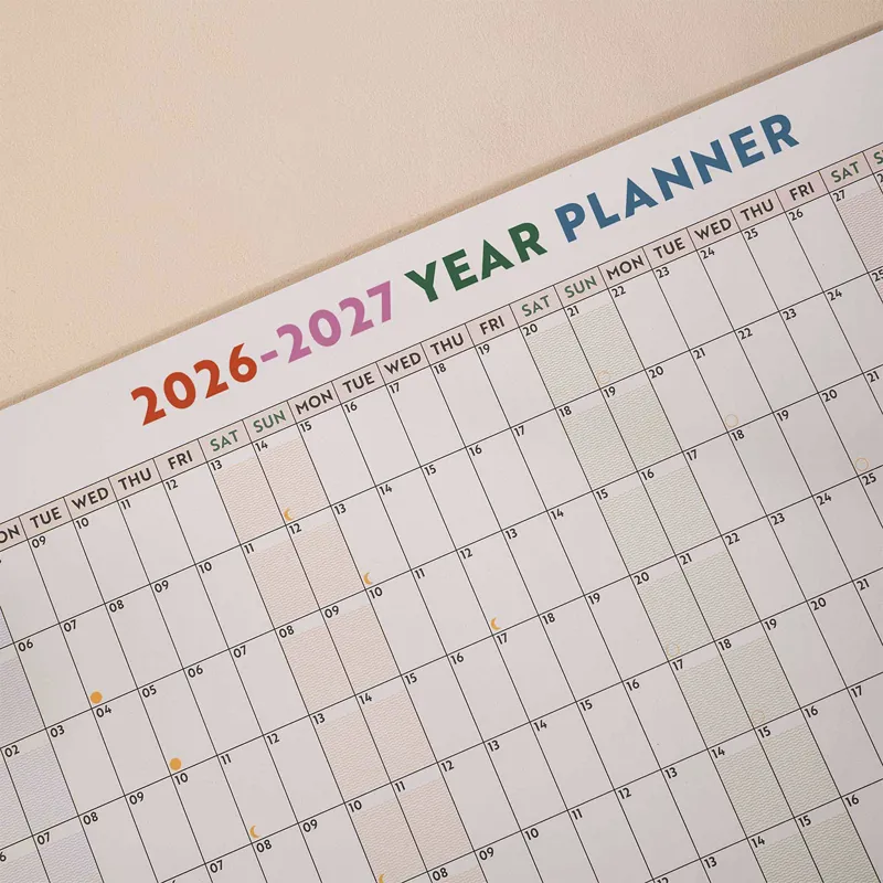 Good Tuesday 2026-2027 A1 Landscape Academic Year Wall Planner-2