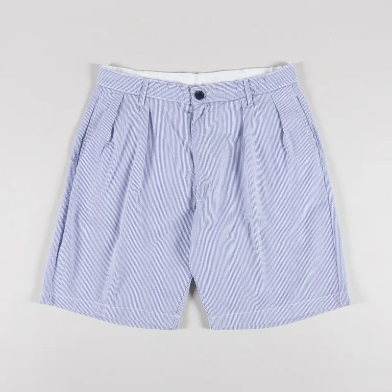Service Works Seersucker Part Timer Shorts Navy Stripe-1