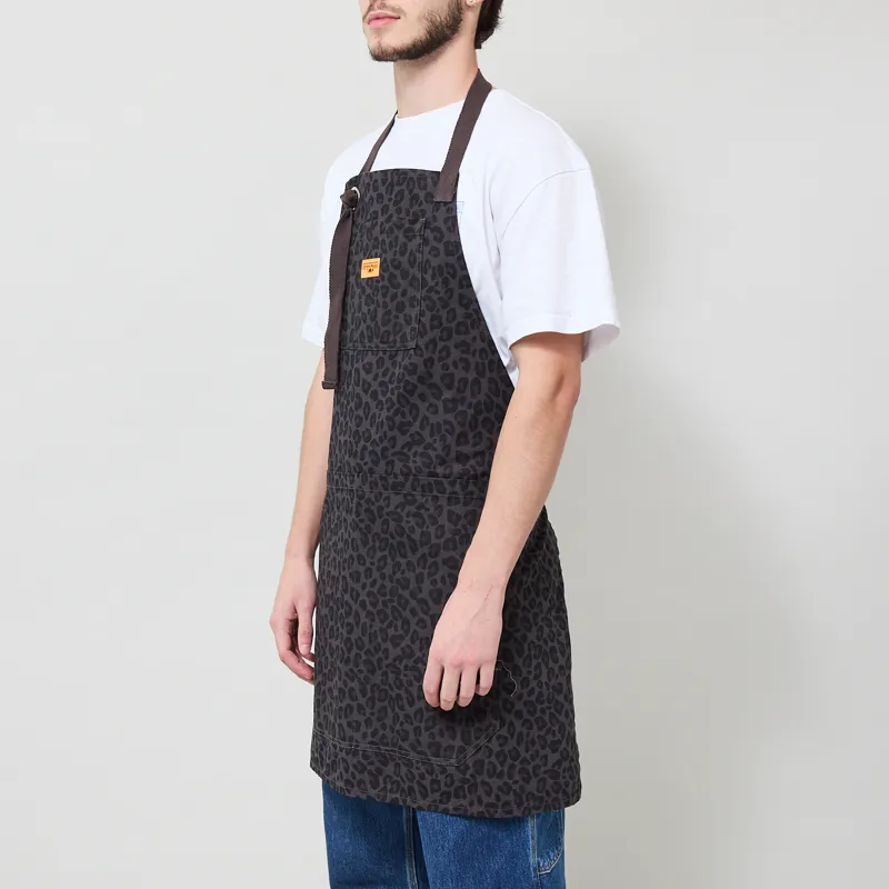 Service Works Patterned Apron Black Leopard-1
