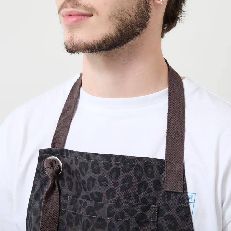 Service Works Patterned Apron Black Leopard-3