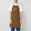 Service Works Patterned Apron Brown Leopard