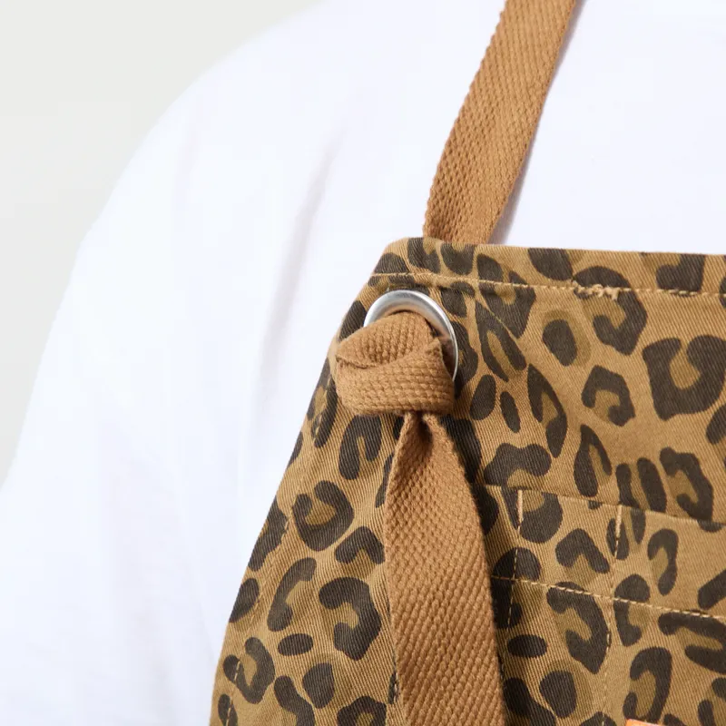 Service Works Patterned Apron Brown Leopard-4