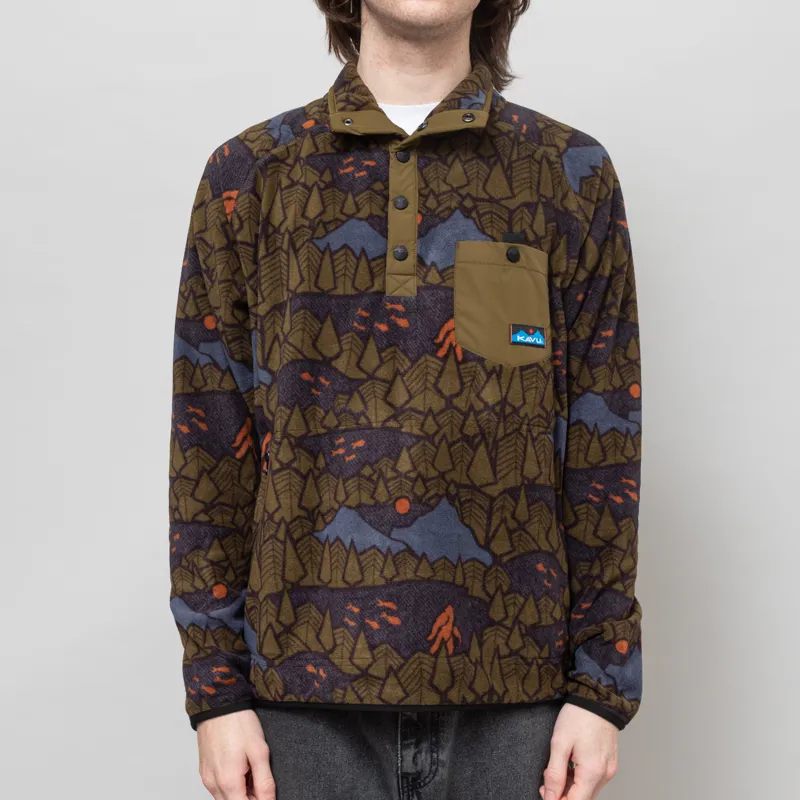 Kavu Teannaway Fleece Sasquatch Night