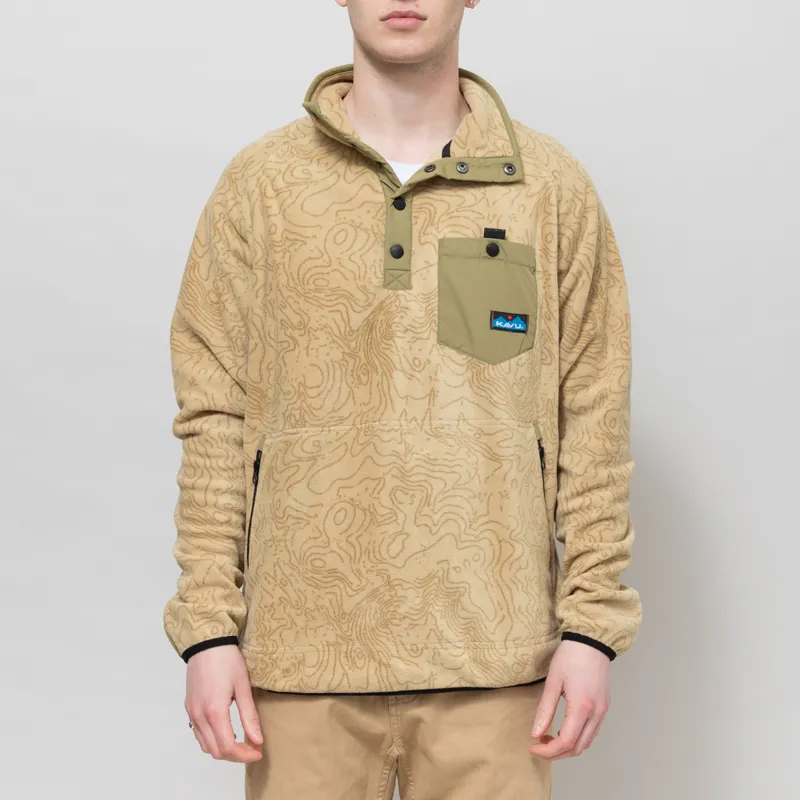 Kavu Teannaway Fleece Terrain Topo