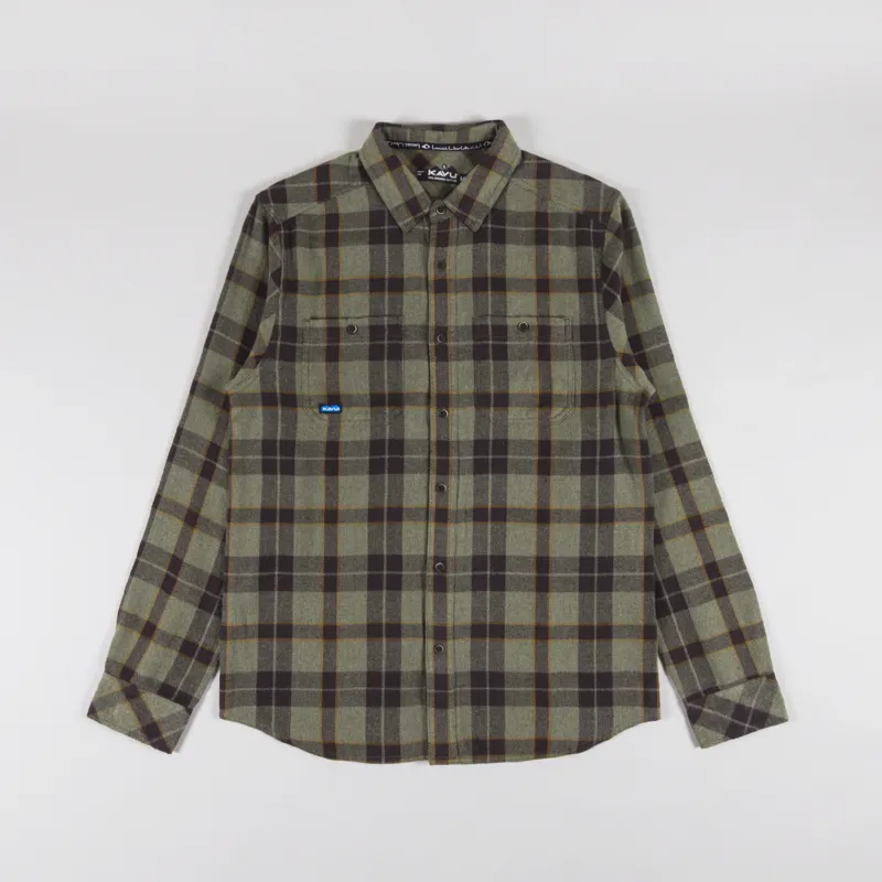 Kavu Big Joe Shirt Green Ravine