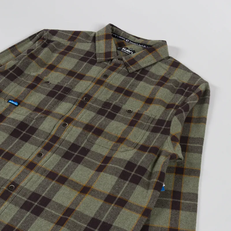 Kavu Big Joe Shirt Green Ravine-2