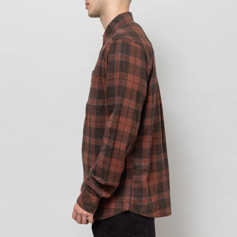 Kavu Big Joe Shirt Mahogany Brown-2