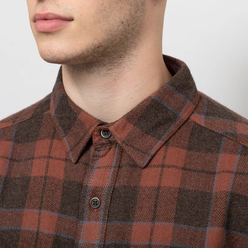 Kavu Big Joe Shirt Mahogany Brown-5