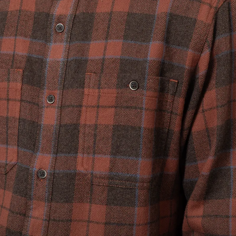 Kavu Big Joe Shirt Mahogany Brown-6