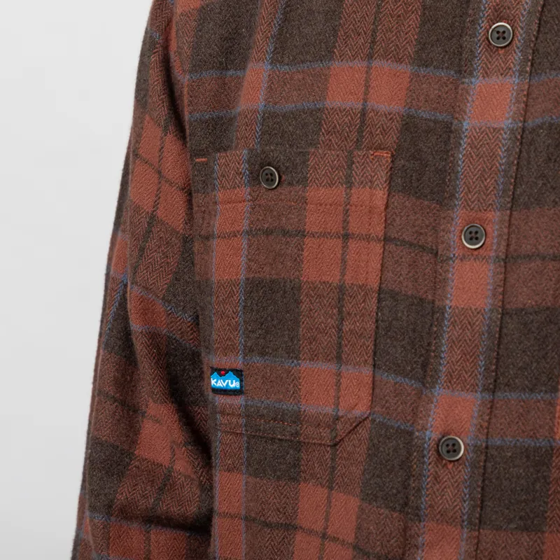 Kavu Big Joe Shirt Mahogany Brown-7