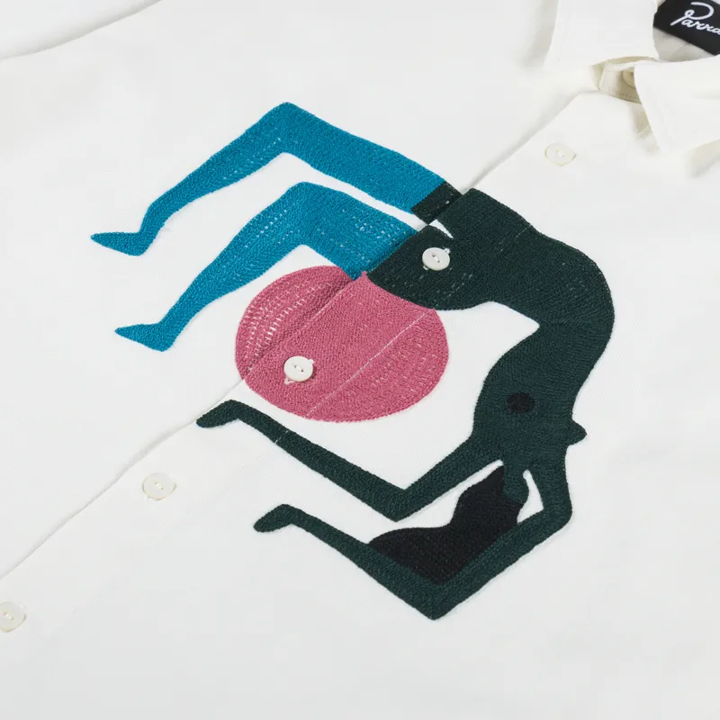 By Parra Yoga Balled Shirt Off White-3