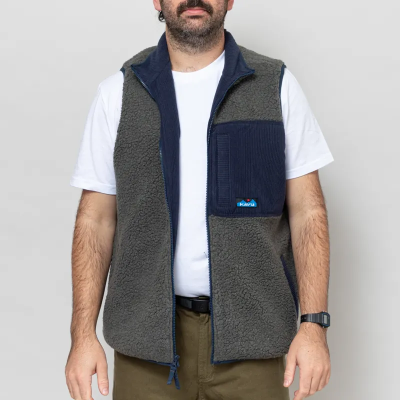 Kavu Cooper Fleece Vest Ocean Storm-1