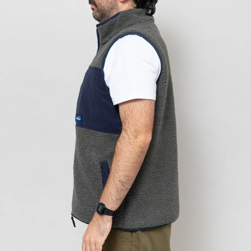 Kavu Cooper Fleece Vest Ocean Storm-3
