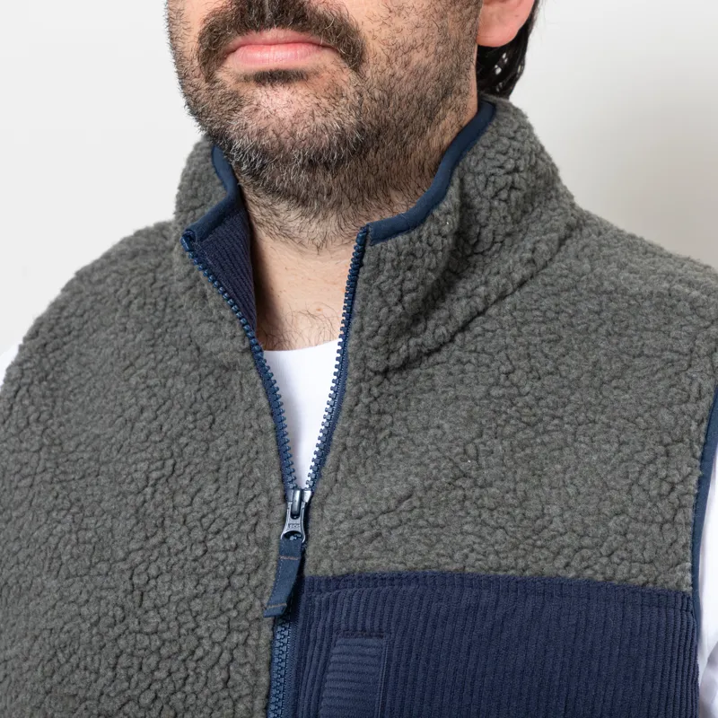 Kavu Cooper Fleece Vest Ocean Storm-6