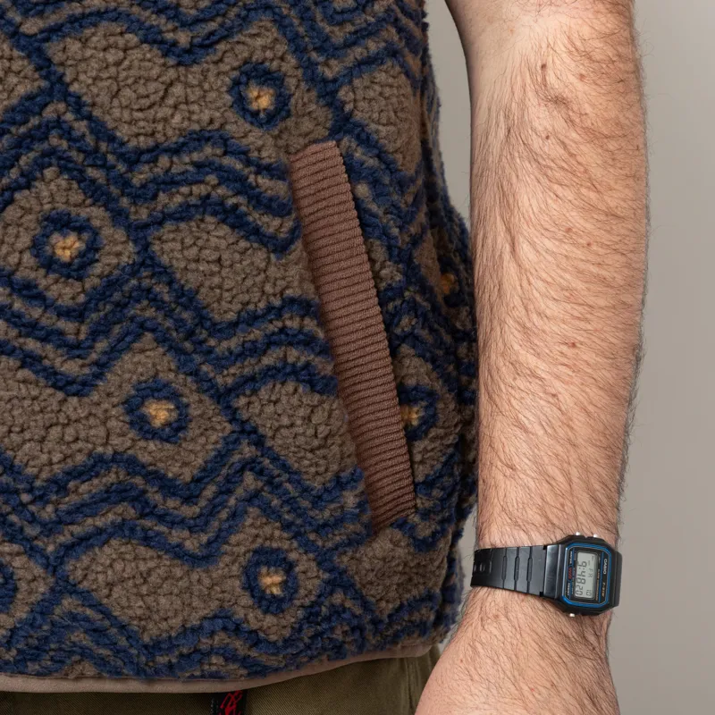 Kavu Cooper Fleece Vest Walnut Mountain-10