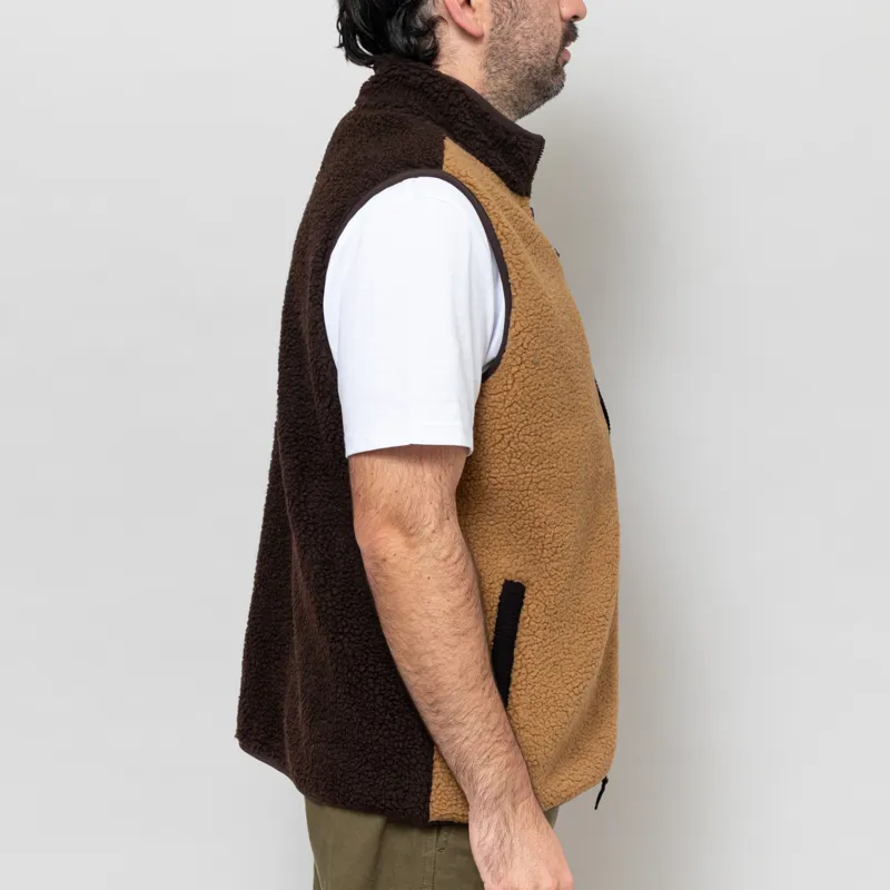 Kavu Cooper Fleece Vest Wild Wood Block-5
