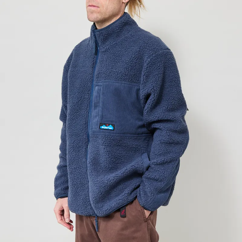 Kavu Wayside Fleece Dark Navy-1