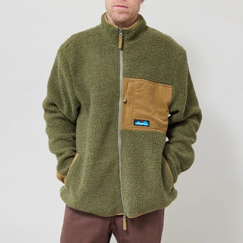 Kavu Wayside Fleece Moss Stone-1
