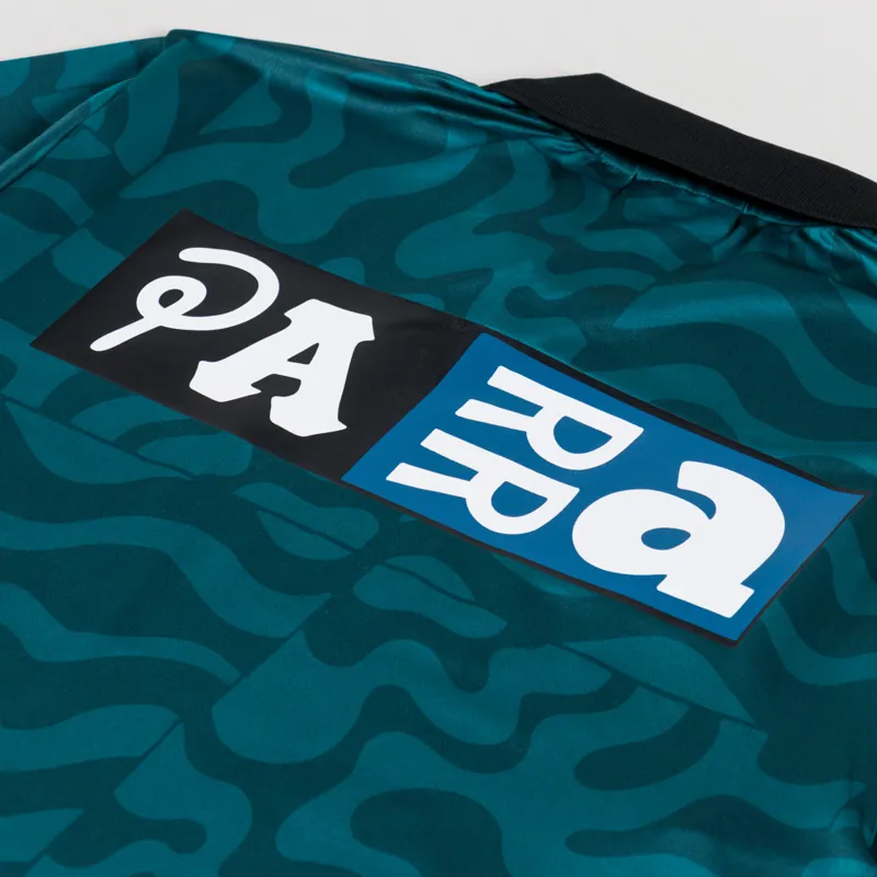 By Parra Sports Flage Polo Shirt Deep Sea Green-5