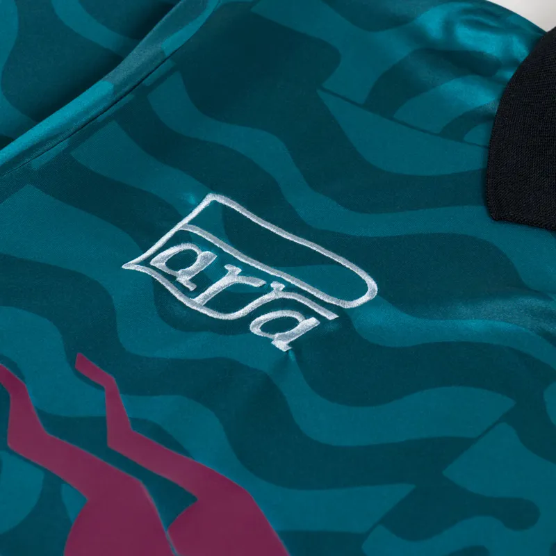 By Parra Sports Flage Polo Shirt Deep Sea Green-6